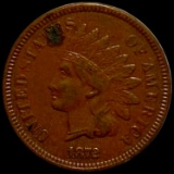 1872 Indian Head Penny NEARLY UNC
