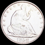 1858-S Seated Half Dollar UNCIRCULATED