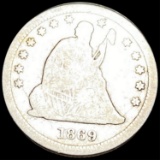 1869 Seated Liberty Quarter NICELY CIRCULATED
