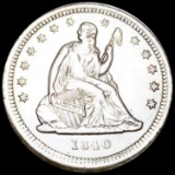 1840 Seated Liberty Quarter UNCIRCULATED