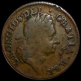 1723 Hibernia Half Penny NICELY CIRCULATED