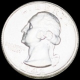 1942-S Washington Silver Quarter UNCIRCULATED