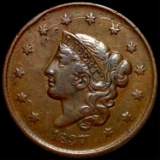 1837 Coronet Head Large Cent NEARLY UNCIRCULATED