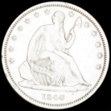 1840 Seated Half Dollar UNCIRCULATED
