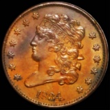1834 Classic Head Half Cent UNCIRCULATED