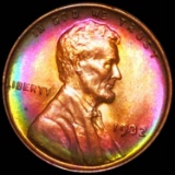 1932 Lincoln Wheat Penny CHOICE BU RED