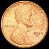 1924-D Lincoln Wheat Penny CLOSELY UNCIRCULATED