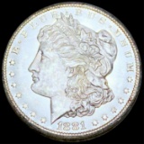 1881-CC Morgan Silver Dollar GEM BU PL