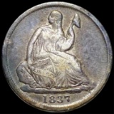 1837 Seated Liberty Dime LIGHTLY CIRCULATED