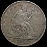 1858-O Seated Half Dollar LIGHTLY CIRCULATED