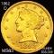 1852-D $5 Gold Half Eagle CHOICE BU
