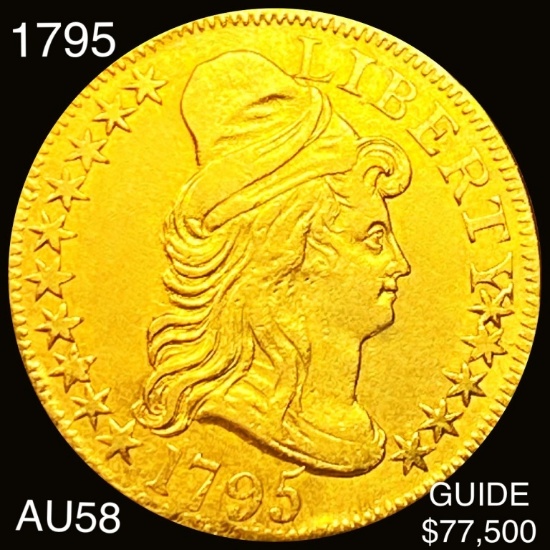 1795 $5 Gold Half Eagle CHOICE AU