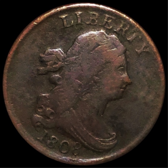 1804 Draped Bust Half Cent NICELY CIRCULATED