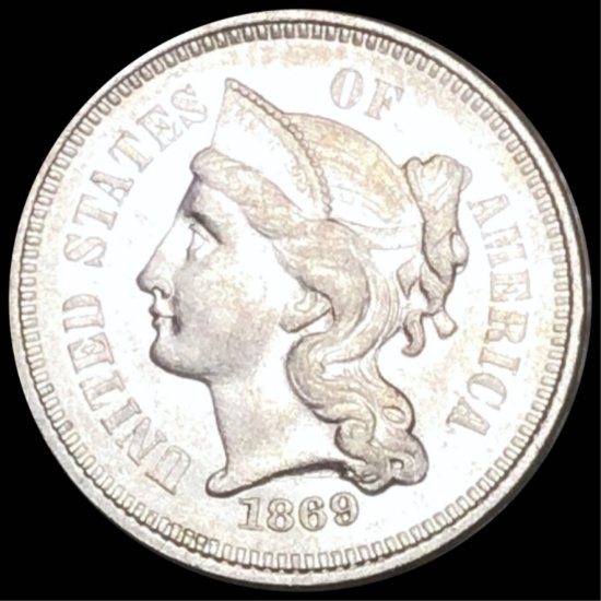 1869 Three Cent Nickel UNCIRCULATED