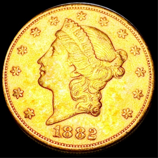 1882-S $20 Gold Double Eagle UNCIRCULATED