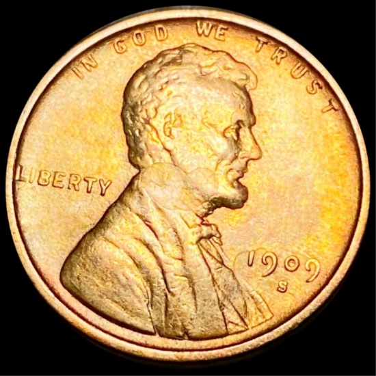 1909-S Lincoln Wheat Penny UNCIRCULATED