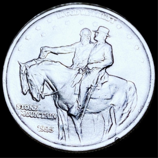 1925 Stone Mountain Half Dollar NEARLY UNC