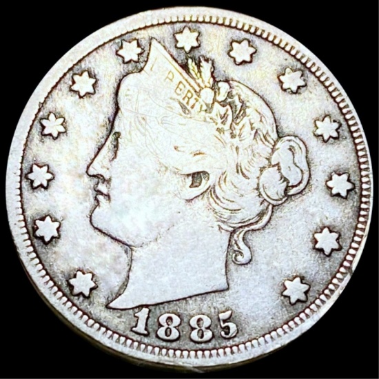 1885 Liberty Victory Nickel NICELY CIRCULATED