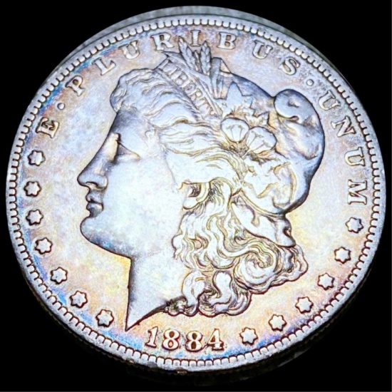 1884-S Morgan Silver Dollar LIGHTLY CIRCULATED