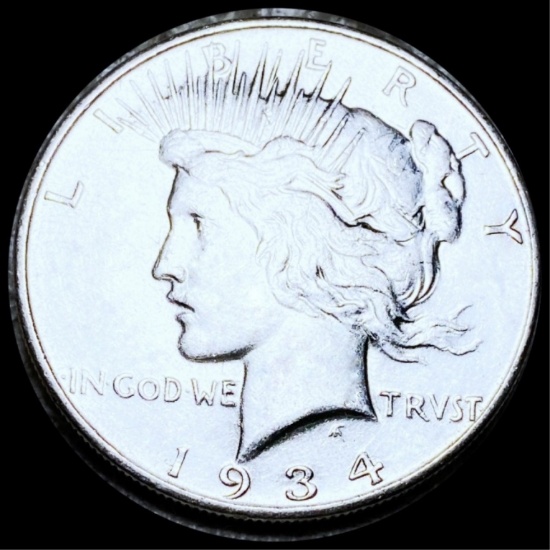 1934-D Silver Peace Dollar  CLOSELY UNCIRCULATED