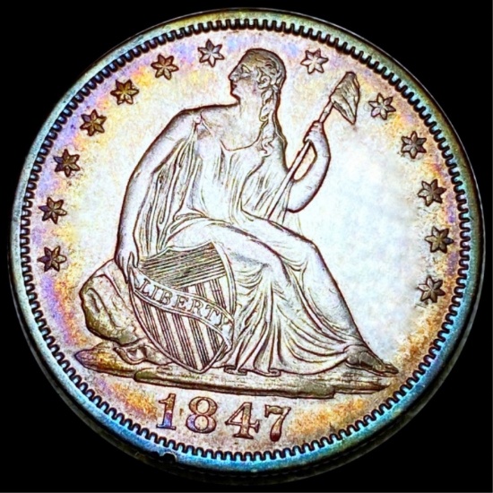 1847-O Seated Half Dollar UNCIRCULATED