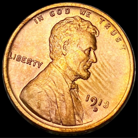 1913-D Lincoln Wheat Penny UNCIRCULATED