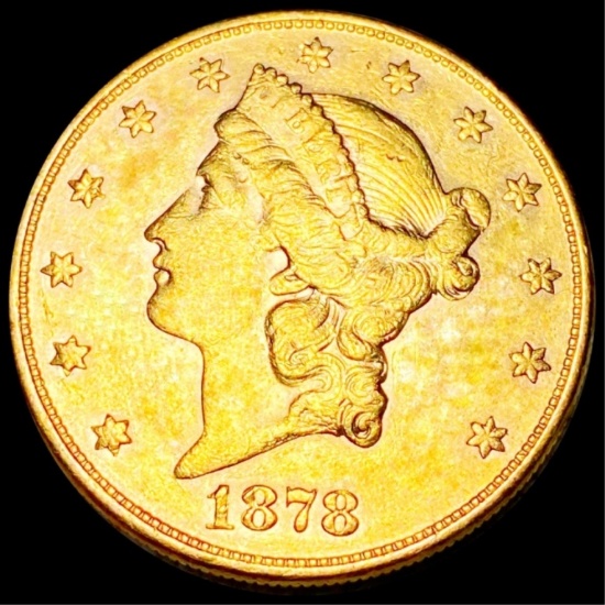 1878-S $20 Gold Double Eagle UNCIRCULATED