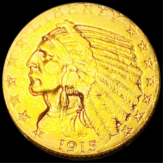 1915 $5 Gold Quarter Eagle UNCIRCULATED