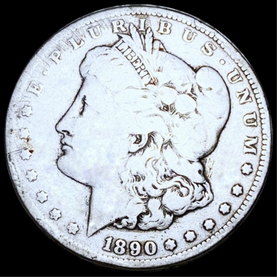 1890-CC Morgan Silver Dollar NICELY CIRCULATED