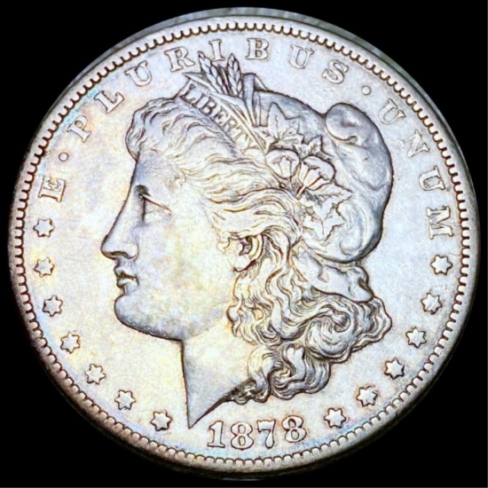 1878-CC Morgan Silver Dollar ABOUT UNCIRCULATED