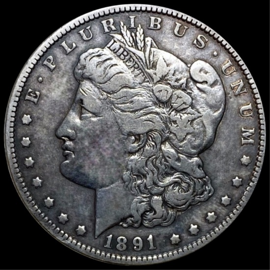 1891-CC Morgan Silver Dollar NICELY CIRCULATED
