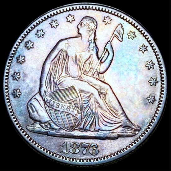 1876 Seated Liberty Half Dollar UNCIRCULATED