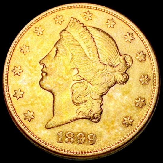 1899-S $20 Gold Double Eagle UNCIRCULATED