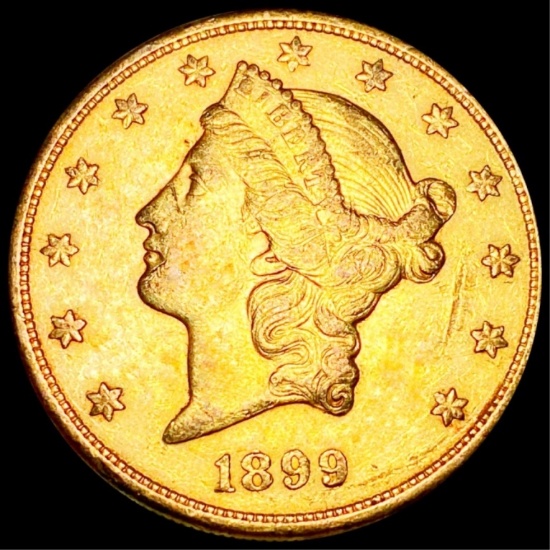 1889-S $20 Gold Double Eagle UNCIRCULATED