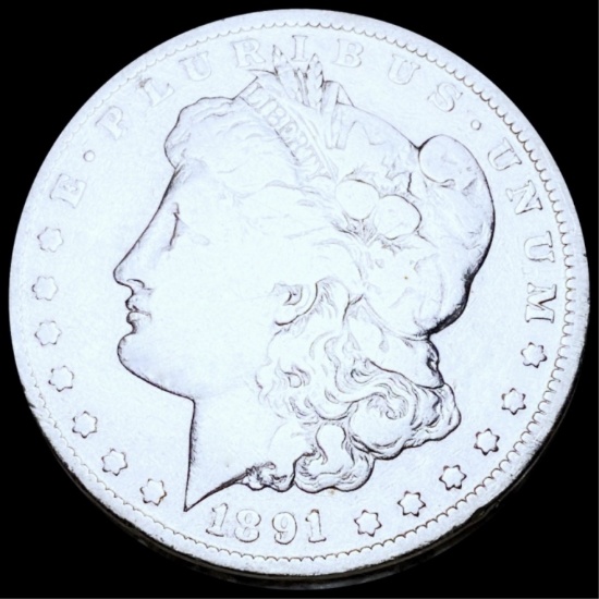 1891-CC Morgan Silver Dollar NICELY CIRCULATED