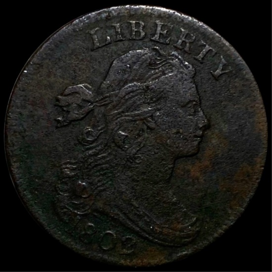 1802 Drapped Bust Large Cent NEARLY UNCIRCULATED