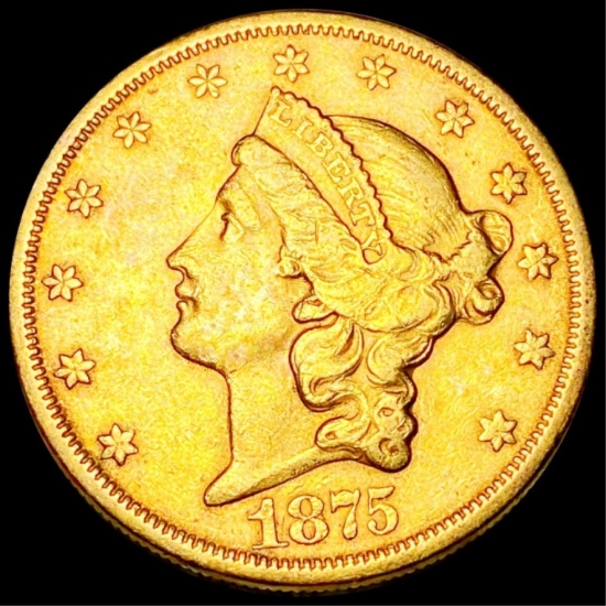 1875-S $20 Gold Double Eagle UNCIRCULATED