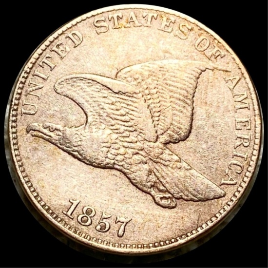 1857 Flying Eagle Cent CLOSELY UNCIRCULATED