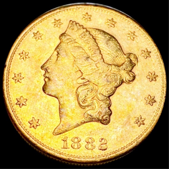 1882-S $20 Gold Double Eagle UNCIRCULATED