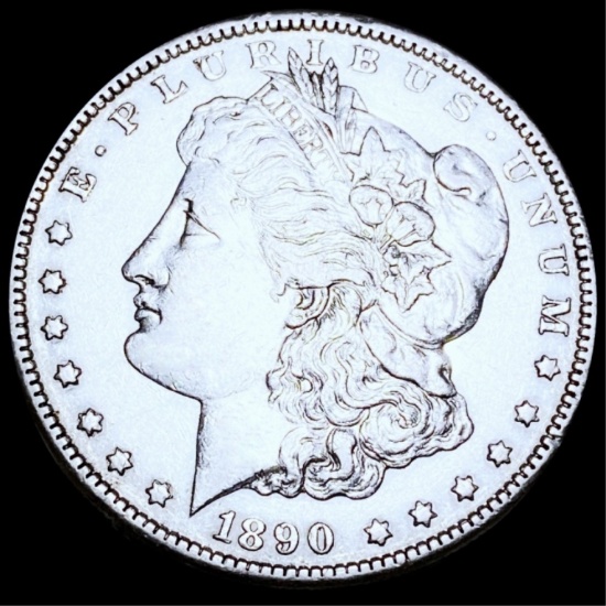 1890-CC Morgan Silver Dollar UNCIRCULATED