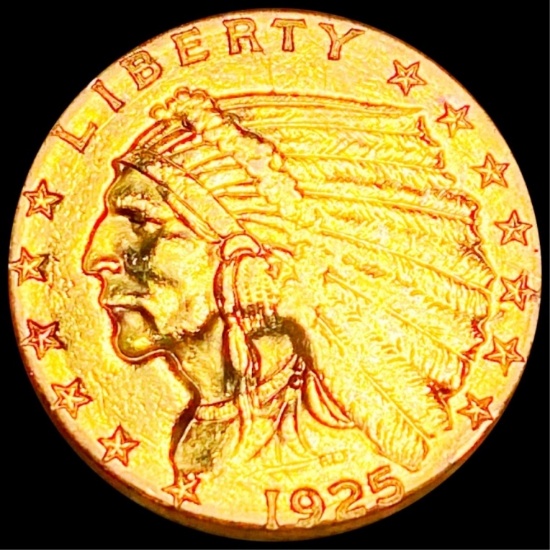 1925-D $2.50 Gold Quarter Eagle UNCIRCULATED