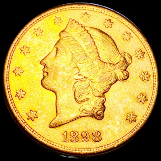 1898-S $20 Gold Double Eagle UNCIRCULATED