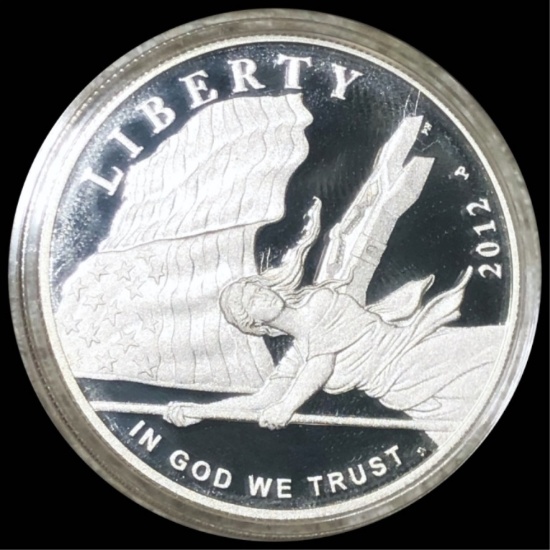 2012 Liberty Silver Dollar GEM PROOF