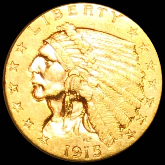 1915 $2.50 Gold Quarter Eagle UNCIRCULATED