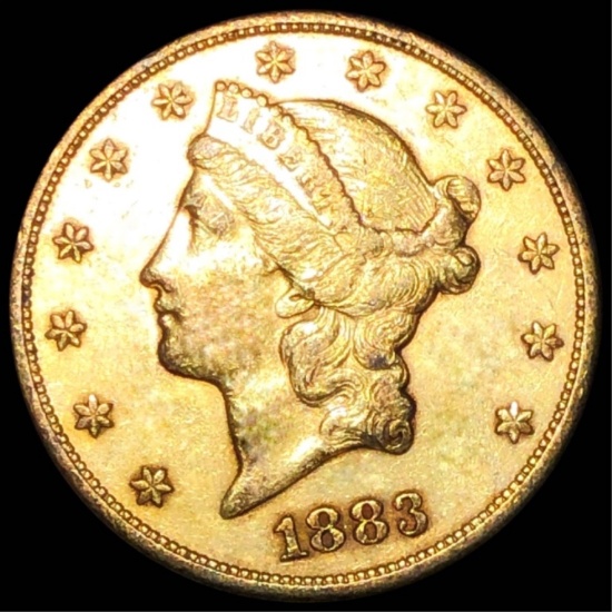 1883-S $20 Gold Double Eagle UNCIRCULATED