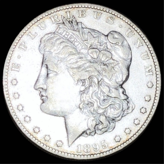 1895-S Morgan Silver Dollar NEARLY UNCIRCULATED