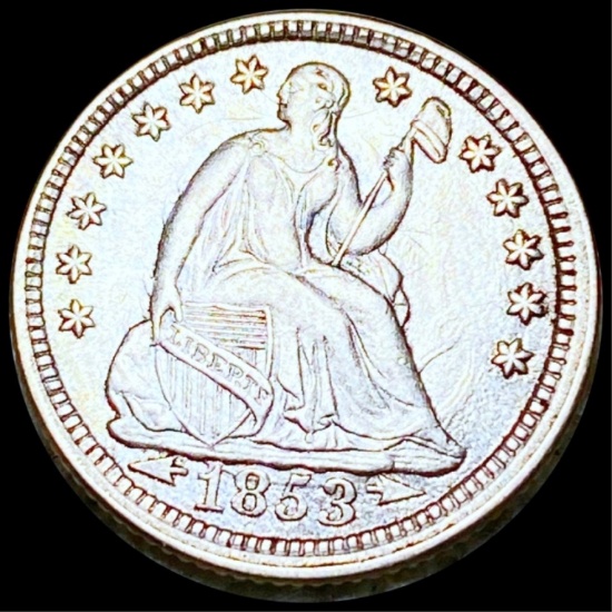 1853 Seated Liberty Half Dime UNCIRCULATED