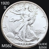 1920-S Walking Half Dollar UNCIRCULATED