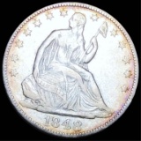 1848-O Seated Half Dollar LIGHTLY CIRCULATED