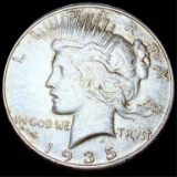 1935-S Silver Peace Dollar NEARLY UNCIRCULATED